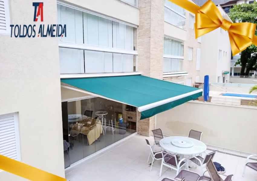 Comprove as vantagens do Toldo Articulado em Tecido ACRYLIC.